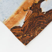 Korrosionsweiße Roststreifen Fleecedecke (Ecke)