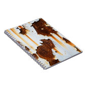 Korrosionsweiße Roststreifen Notizblock (Rechte Seite)