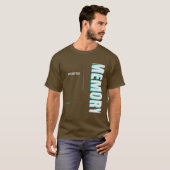 Korrputierte Speicher-Tech-Typografie-Design T-Shirt (Vorne ganz)