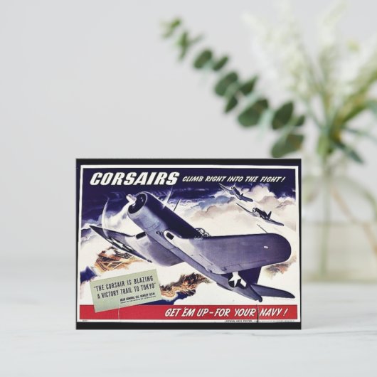 Korsare Postkarte (Stehend Vorderseite)