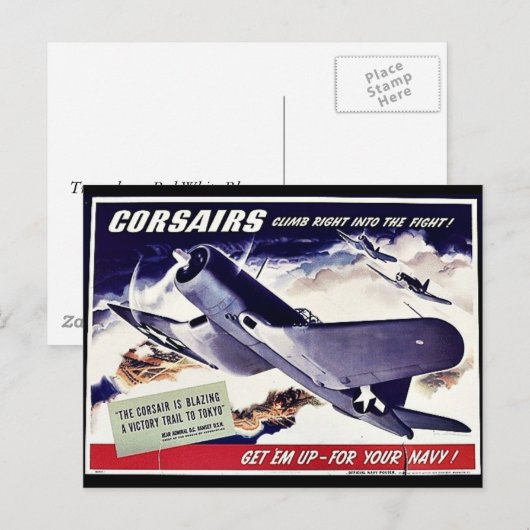 Korsare Postkarte (Vorne/Hinten)