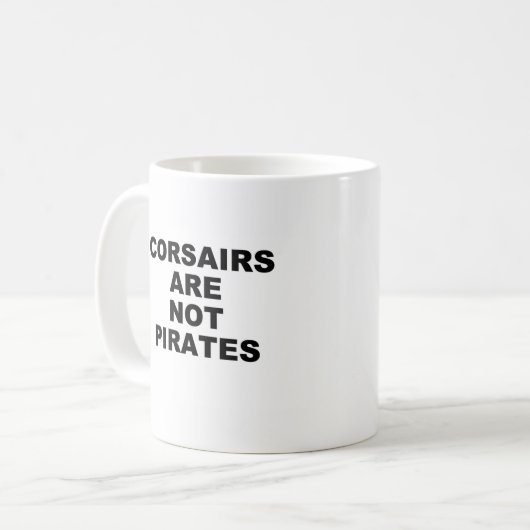 Korsare-Tasse Kaffeetasse (Vorderseite Links)