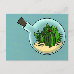 Korsett aus Glas Postkarte