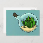 Korsett aus Glas Postkarte (Vorne/Hinten)