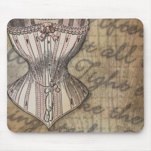 Korsett-Collage Mousepad (Vorne)