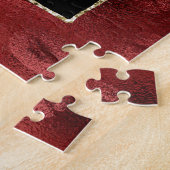Korsett mit roten Lippen Puzzle (Seite)