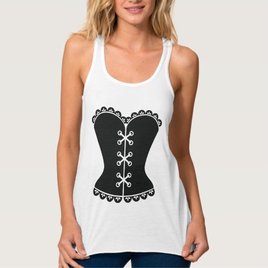 Korsett-T-Shirts Tank Top (Vorderseite)