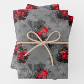 Korsett und Rote Rose Geschenkpapier Set (Beispiel)
