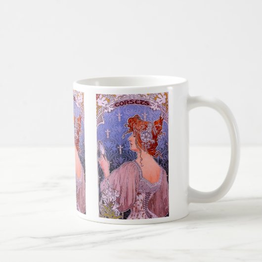 Korsetwerbung Kaffeetasse (Rechts)