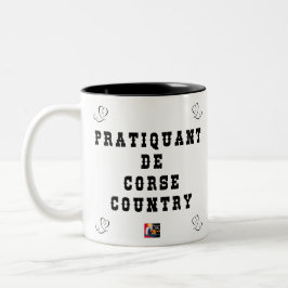KORSIKA-COUNTRY-PRAKTIKER ZWEIFARBIGE TASSE
