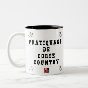 KORSIKA-COUNTRY-PRAKTIKER ZWEIFARBIGE TASSE