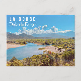 Korsika Fango Delta Frankreich Postkarte