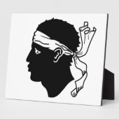 Korsika Flag Plaque Fotoplatte (Seite)