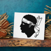 Korsika Flag Plaque Fotoplatte (Seite)