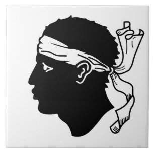 Korsika Flag Tile Fliese