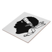 Korsika Flag Tile Fliese (Seite)