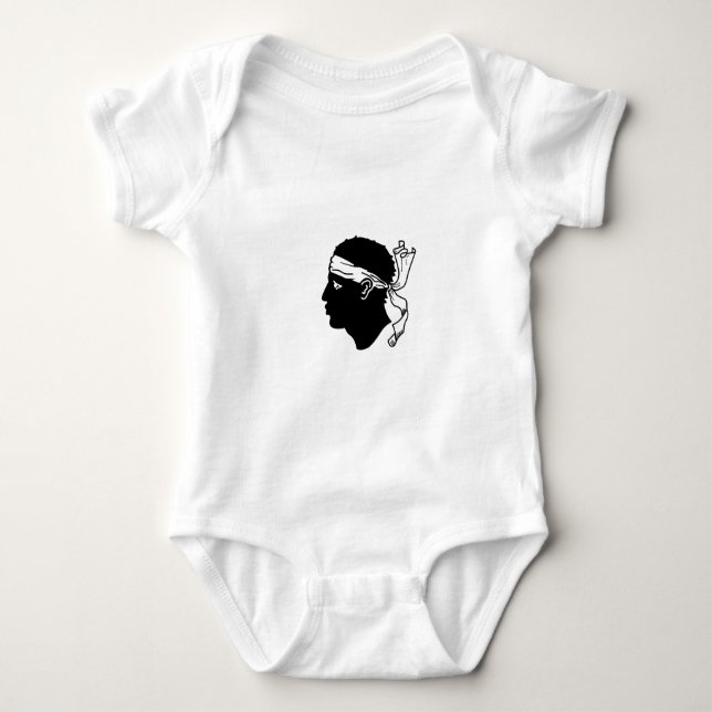 Korsika-Flagge Baby Strampler (Vorderseite)
