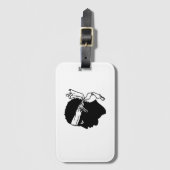 Korsika-Flagge Gepäckanhänger (Vorderseite Vertikal)