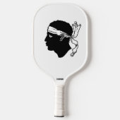 Korsika-Flagge Pickleball Schläger (Rückseite)
