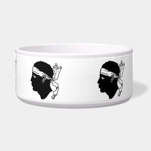 Korsika-Flagge-Schüssel für Haustiere Napf