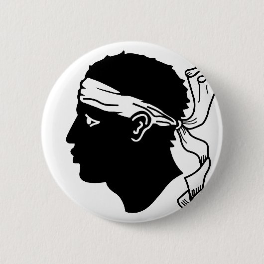 Korsika, Frankreich Button (Vorderseite)