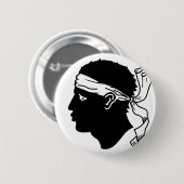 Korsika, Frankreich Button (Vorne & Hinten)