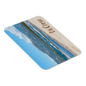 Korsika Frankreich Strand und Gebirge Souvenir Magnet (Rechte Seite)