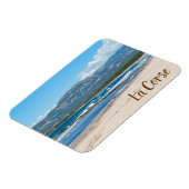 Korsika Frankreich Strand und Gebirge Souvenir Magnet (Linke Seite)