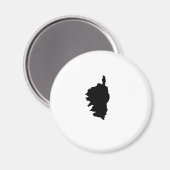 Korsika Insel Magnet (Vorderseite/Rückseite)