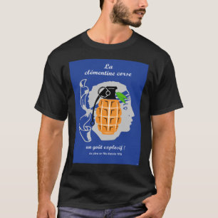 Korsika Korsika FLNC Bastia Ajaccio Frankreich Vin T-Shirt