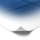 Korsika mit eigener Flagge Poster (Ecke)