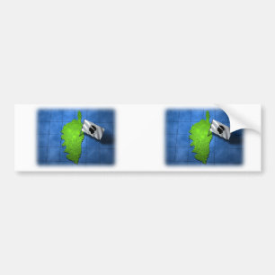 Korsika mit seiner eigenen Flagge Autoaufkleber
