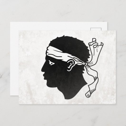 Korsika Postkarte (Vorne/Hinten)