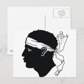 Korsika Postkarte (Vorne/Hinten)