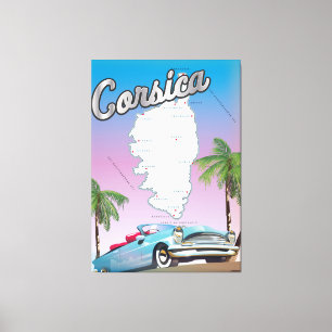 Korsika-Reiseposter Leinwanddruck