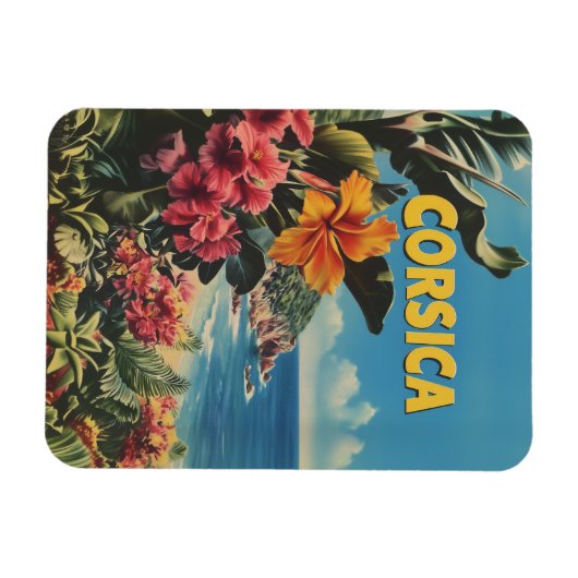 Korsika Vintag Magnet (Horizontal)