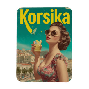 Korsika Vintag Magnet
