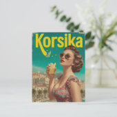 Korsika Vintag Postkarte (Stehend Vorderseite)