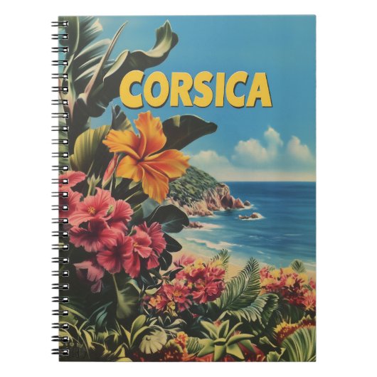 Korsika Vintage Notizblock (Vorderseite)