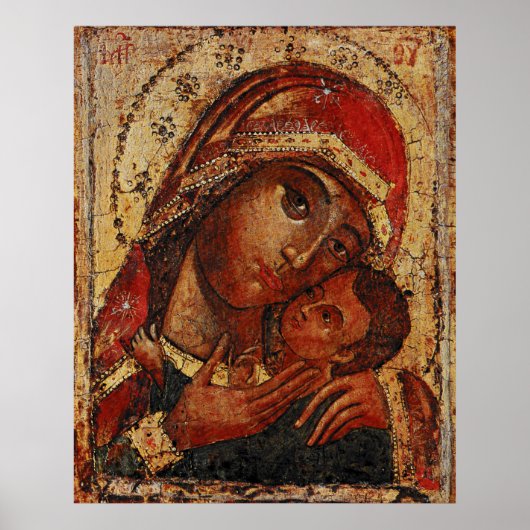Korsunskaja: icon of the Mother of God of Cherson Poster (Vorne)