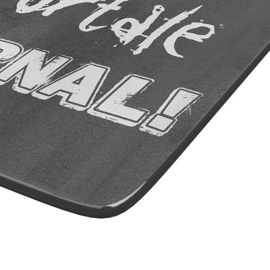 Kortale Carnal! Schneidebrett (Ecke)