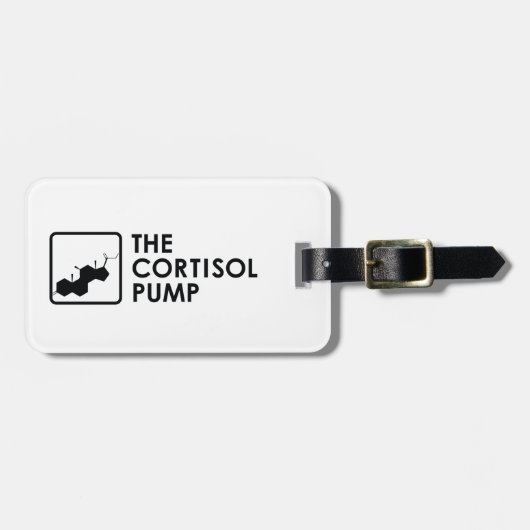 Kortisol Pump Horizontale Medikation Gepäckanhänger (Vorderseite horizontal)