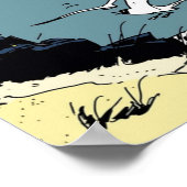 Korto Maltese am Ufer Poster (Ecke)