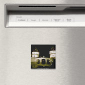 Kortrijk Bridge bei Nacht, Belgien Magnet (In Situ (Geschirrspüler))