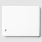 Koru Guest Book | Luxuriöse Hochzeiten Gästebuch (Rückseite)