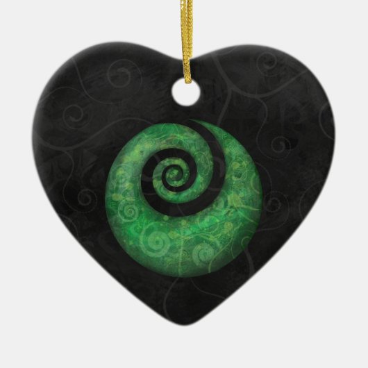 Koru Keramikornament (Vorne)