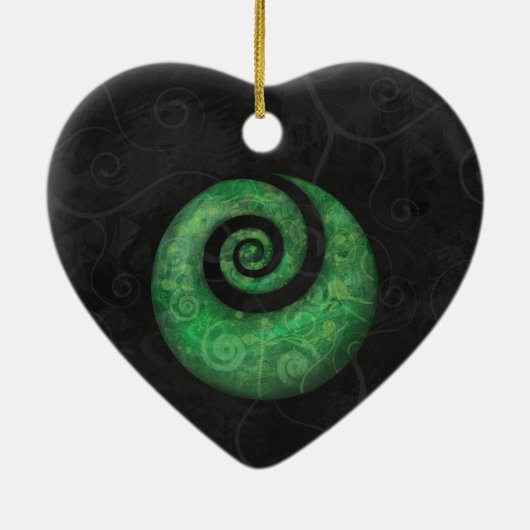 Koru Keramikornament (Hinten)
