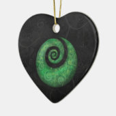 Koru Keramikornament (Links)