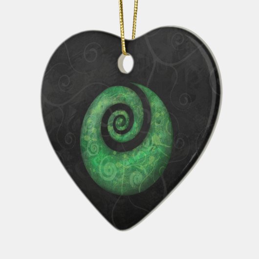 Koru Keramikornament (Links)