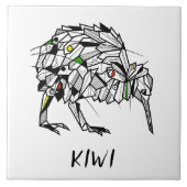 Koru Kiwi Fliese (Vorderseite)